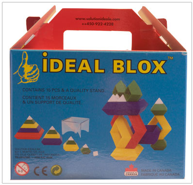 Ideal Blox Bauen und Spielen in drei Dimensionen 